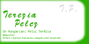 terezia pelcz business card